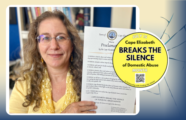 Cape Elizabeth Breaks the Silence of Domestic Abuse!