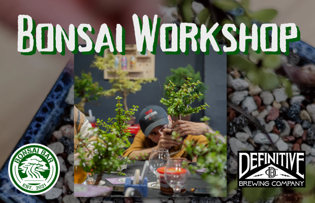 Bonsai Workshop at Definitive Brewing Company