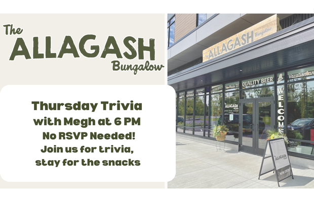 Trivia at The Allagash Bungalow