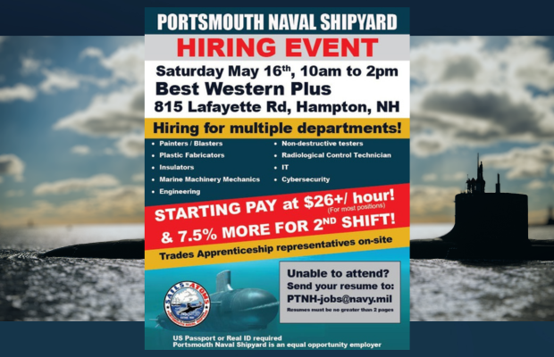 Portsmouth Naval Shipyard Hiring Event
