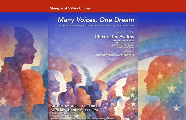 Sheepscot Chorus sings Bernstein's "Chichester Psalms"
