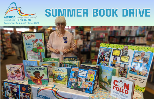 Altrusa of Portland Maine Summer Book Drive